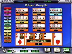 VIDEOPOKER A 10 MANOS